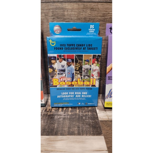 (1) 2022 Donruss baseball hanger (1) 2021 (1) 2022 Topps Heritage baseball NEW - Picture 3 of 10
